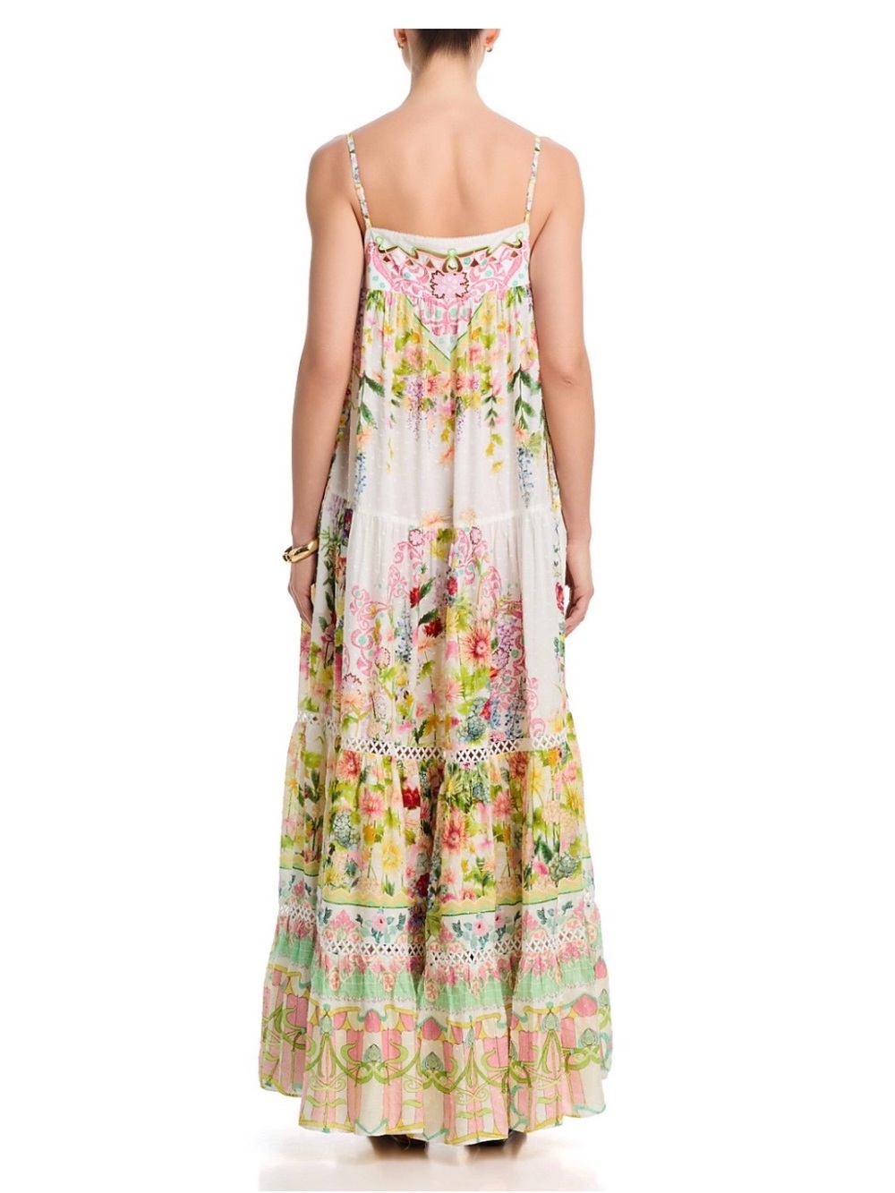 Camilla Maxi Sundress with Pastel Accents - Picture 4 of 11